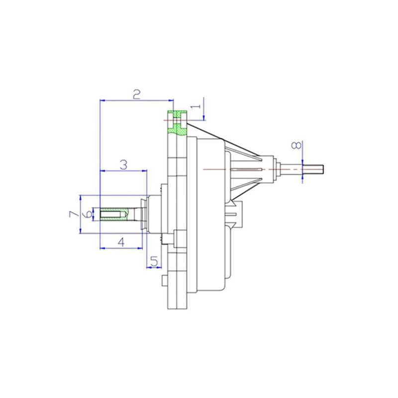 Wasmachine tandwielkast